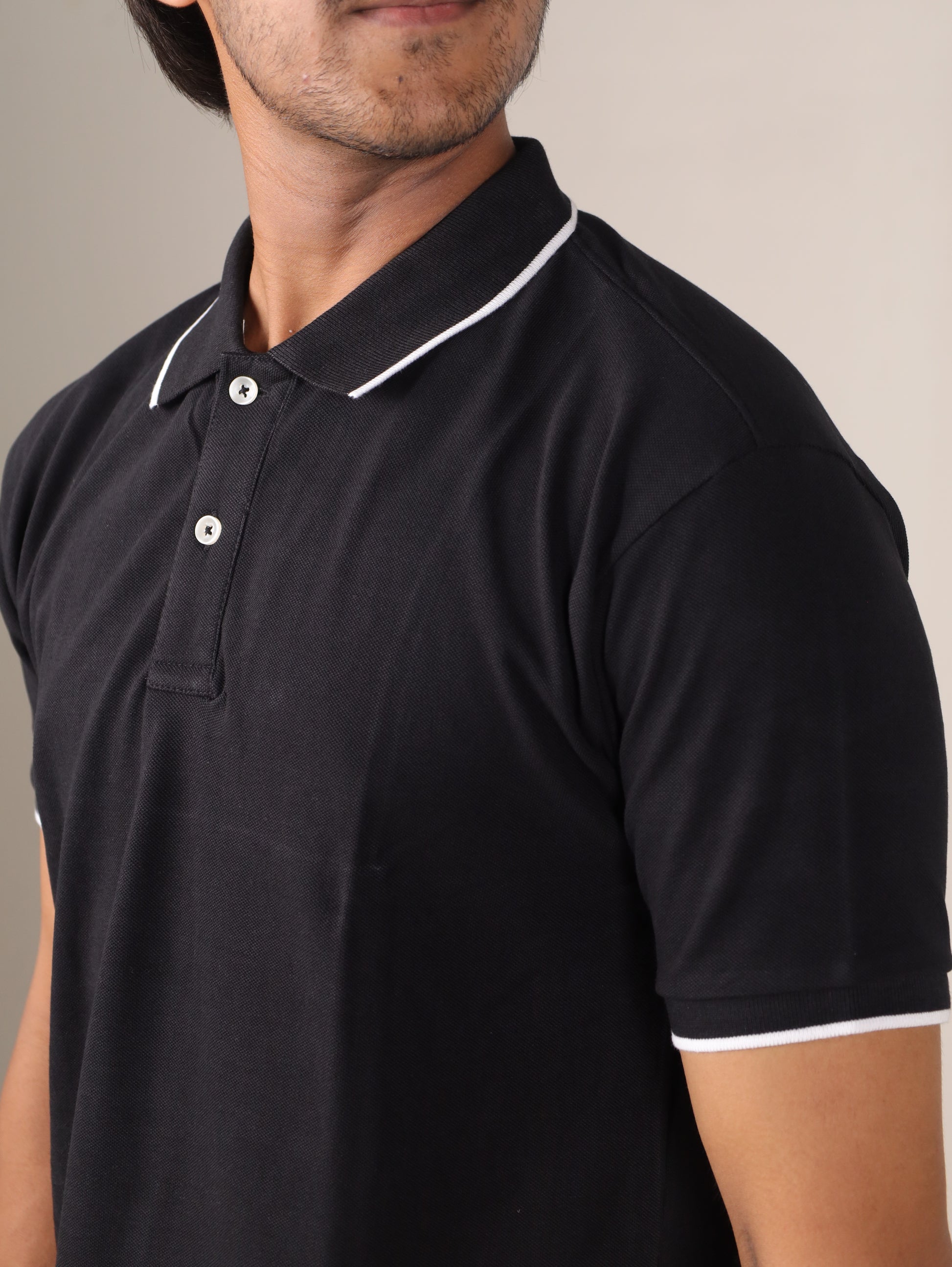 Black - Tipping Polo